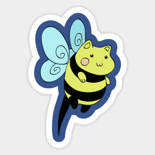 Cat Bumblebee Sticker